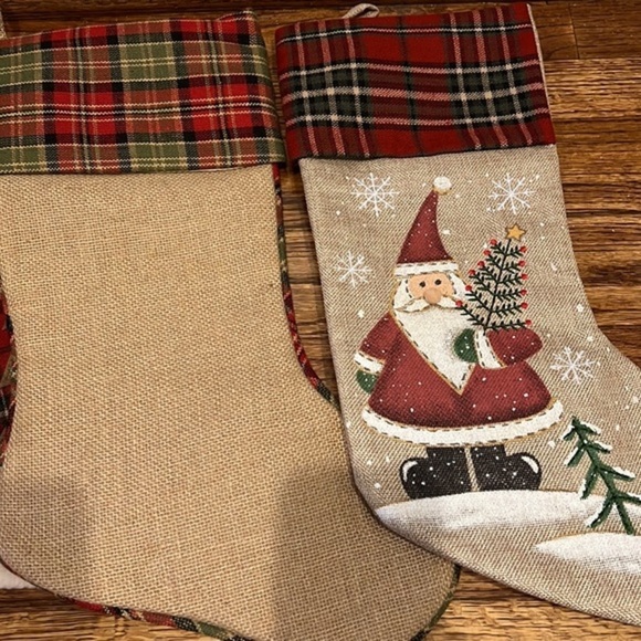 CABIN STYLE STOCKINGS - SET OF 4 - Picture 7 of 9